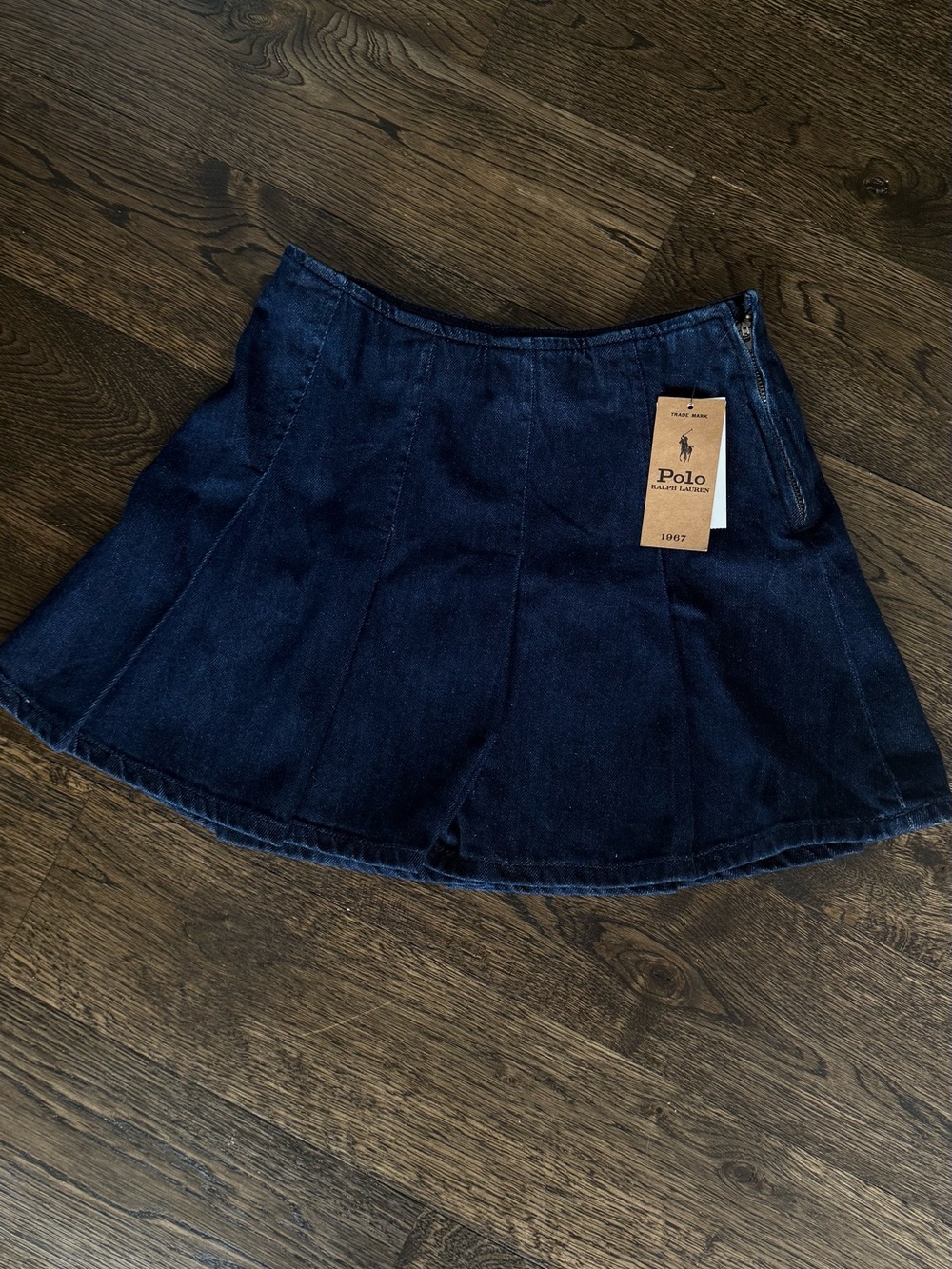Girls Polo by Ralph Lauren Dark Denim Skirt